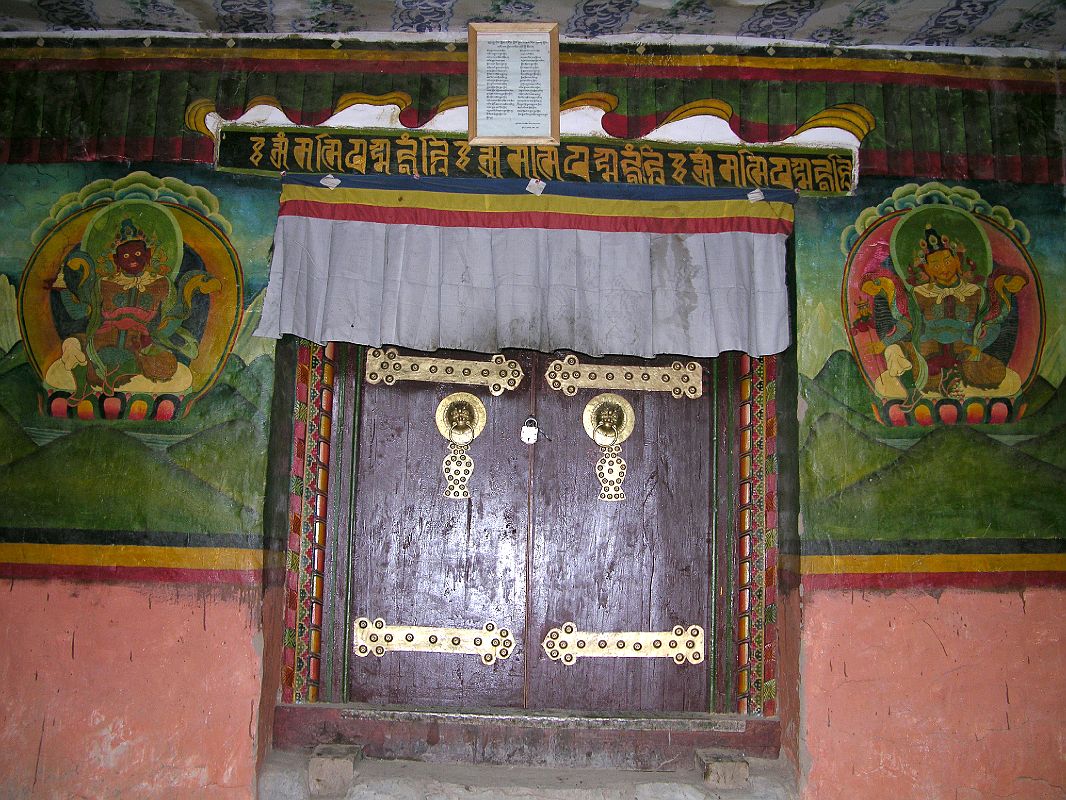 Tibet Kailash 10 Kora 02 Zutulpuk Gompa Entrance Doors